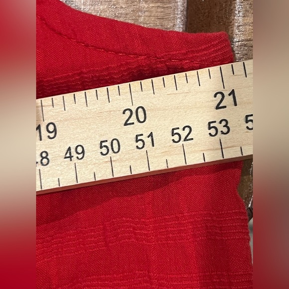 Knox Rose Women's Boho Short Sleeve V Neck Tiered Embroidered Dress Size L - Picture 10 of 14